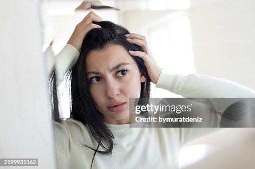 Female having hair problems Female having hair problems