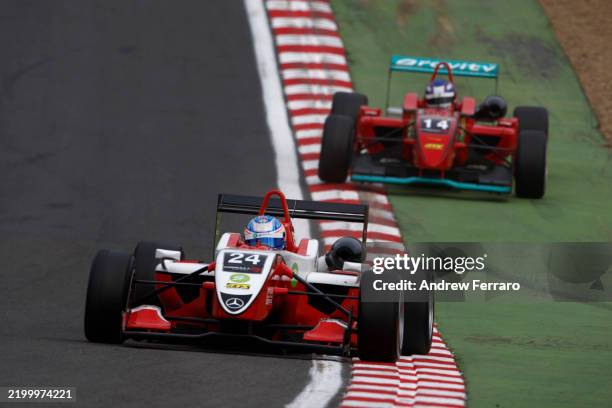 Formula Three Euro Series. Round 7. Brands Hatch, England. 6th September 2009. Adrian Tambay Action.