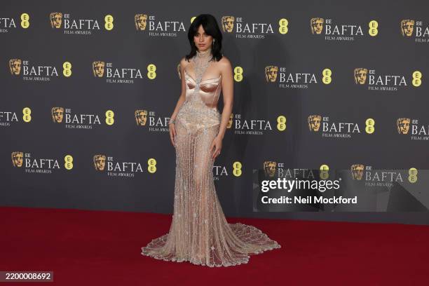 Camila Cabello attends the 2025 EE BAFTA Film Awards at The Royal Festival Hall on February 16, 2025 in London, England.