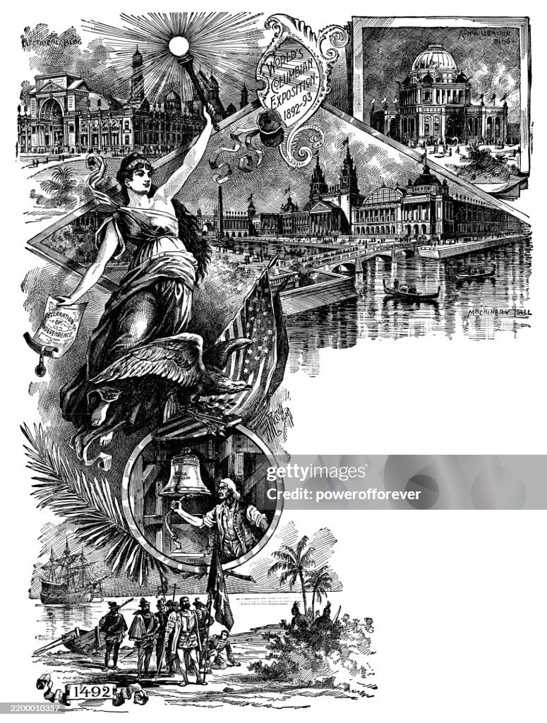 Progress and Development of the Western World at the Chicago World's Fair - 19th Century
