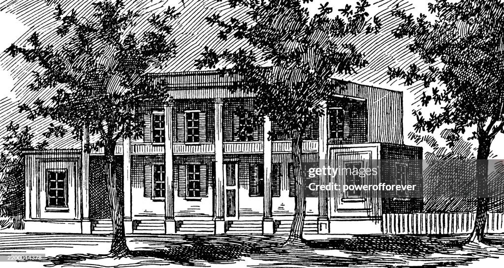 The Hermitage, Home of President Andrew Jackson in Nashville, Tennessee, United States - 19th Century