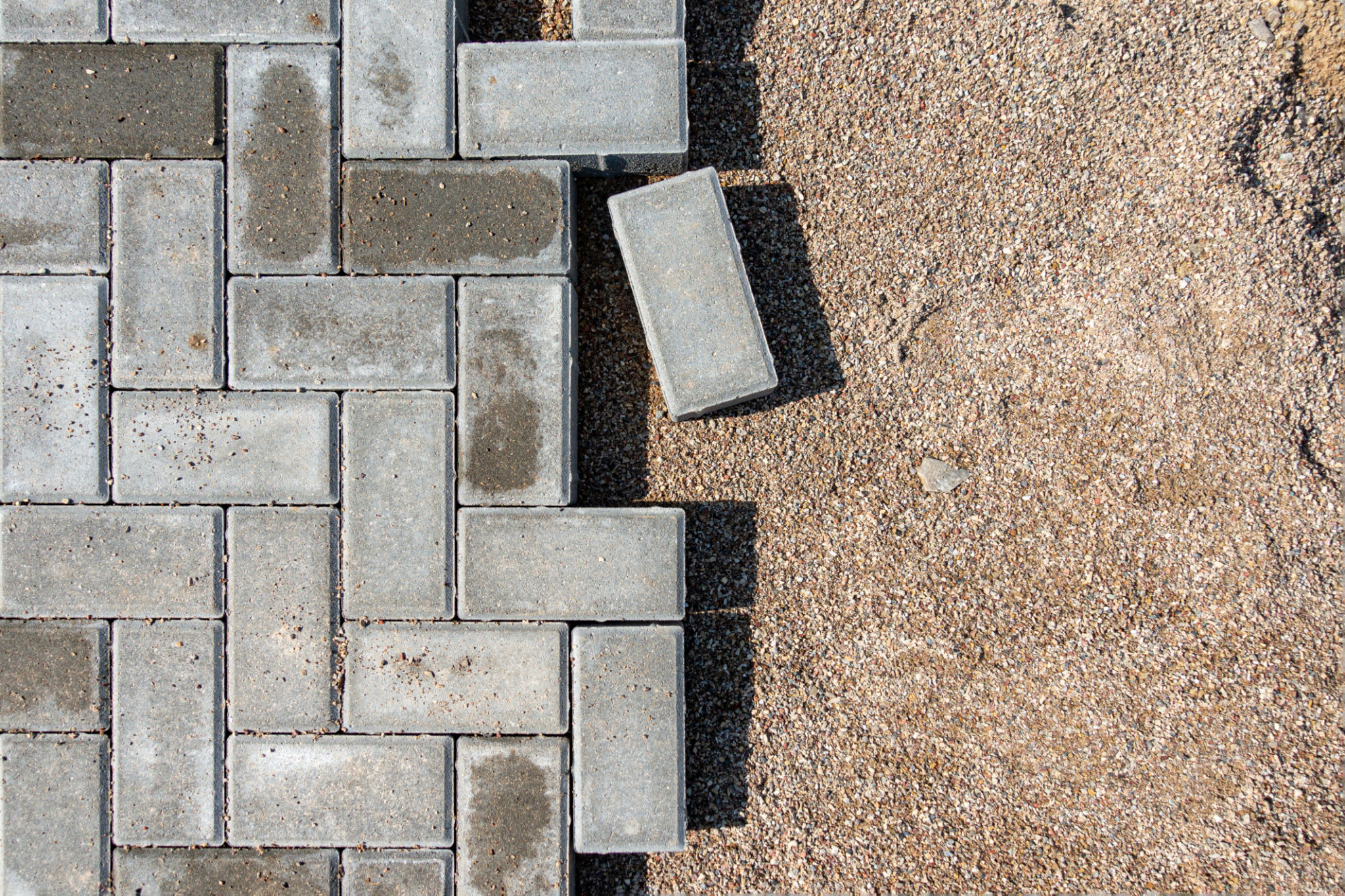 block paving installation