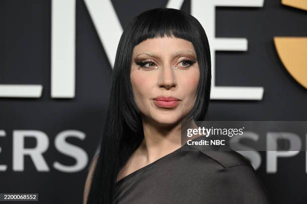 Pictured: Lady Gaga on Sunday, February 16, 2025 --