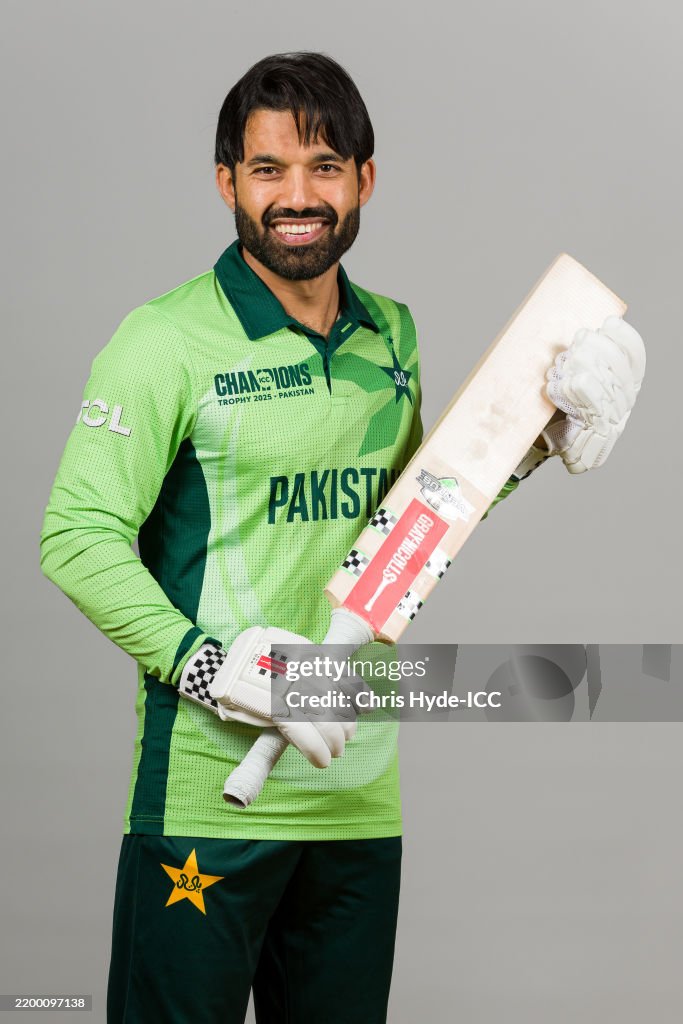 Pakistan Rizawan Mohammad Rizwan of Pakistan poses for a portrait during the ICC... News ...