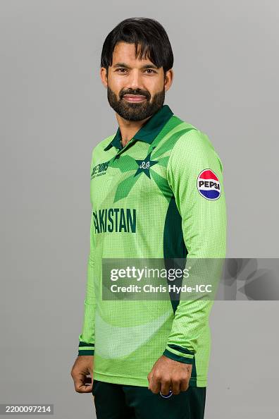 Pakistan Dpo Rizwan Mohammad Rizwan of Pakistan poses for a portrait during the ICC... News ...