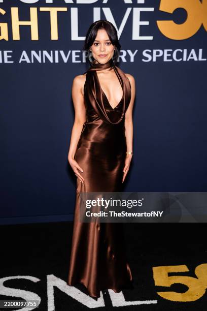 Jenna Ortega attends the SNL50: The Anniversary Special at 30 Rockefeller Center on February 16, 2025 in New York City.