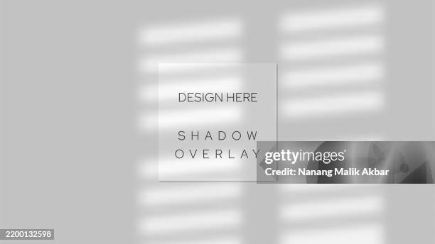 shadow window on the wall. shadow overlay effect mockup. shadow overlay design template. - window frame stock illustrations