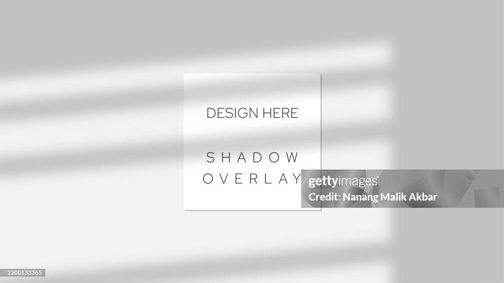 Layout Shadow Shadow Window On The Wall Shadow Overlay Effect Mockup Shadow Overlay ...