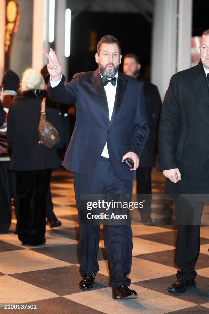 Adam Sandler attends SNL50: The Anniversary Special after party at The Plaza Hotel on February 16, 2025 in New York City.