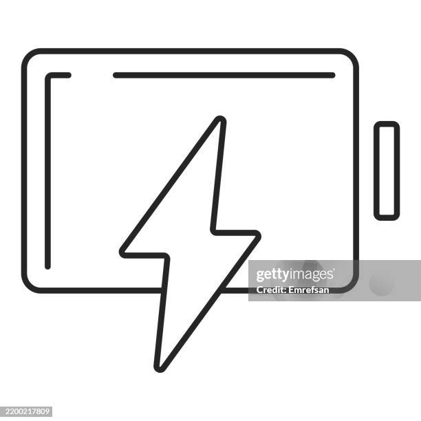 battery charging icon – stay powered up - lithium stock illustrations