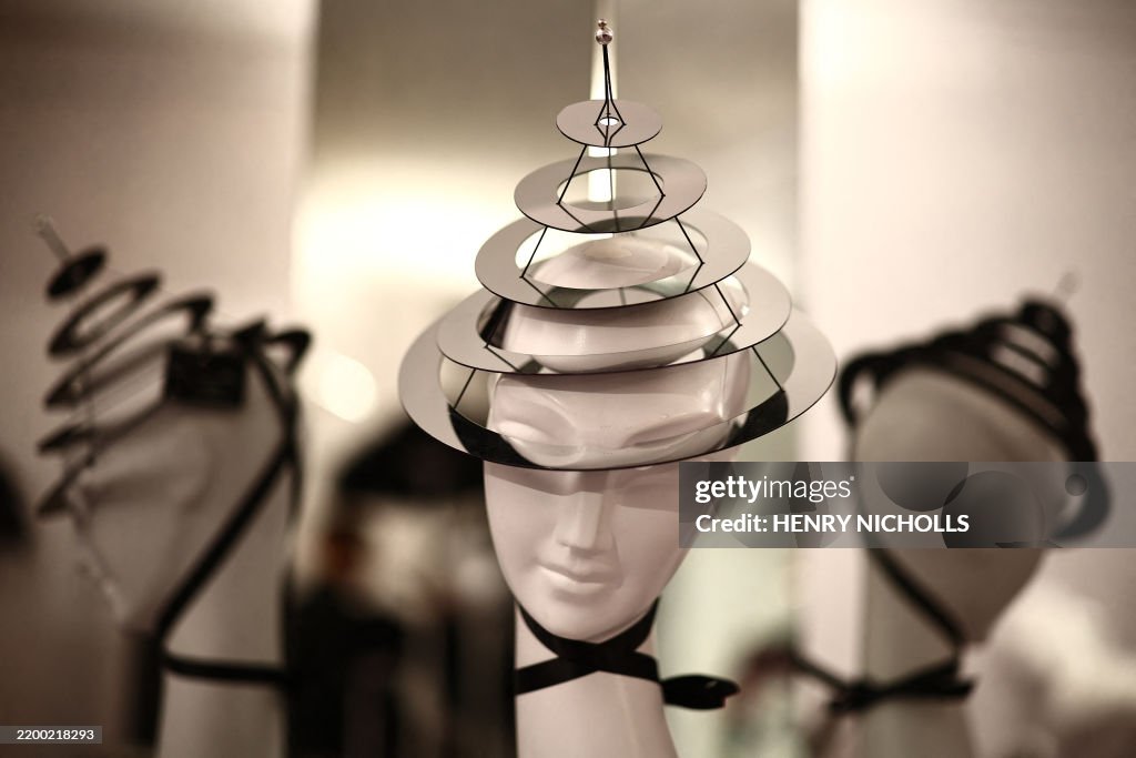 Hats Are Seen On Display As Milliner Stephen Jones Presents His News hats-are-seen-on-display-as-milliner-stephen-jones-presents-his-news