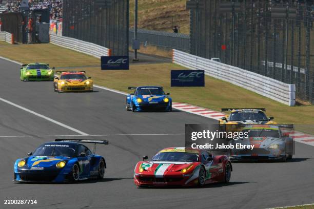 Fuji Speedway, Japan, 12th-14th October Oliver Beretta/Andrea Bertoloni AF Corse Ferrari F458 Italia