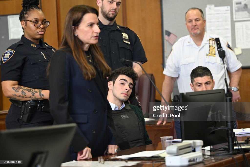 Luigi Mangione Attends Hearing In State Court In New York City