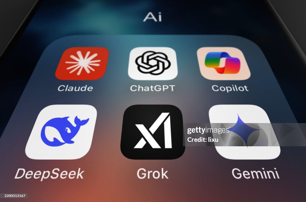 Aplicaciones de Inteligencia Artificial Chatgpt Deepseek Gemini Grok