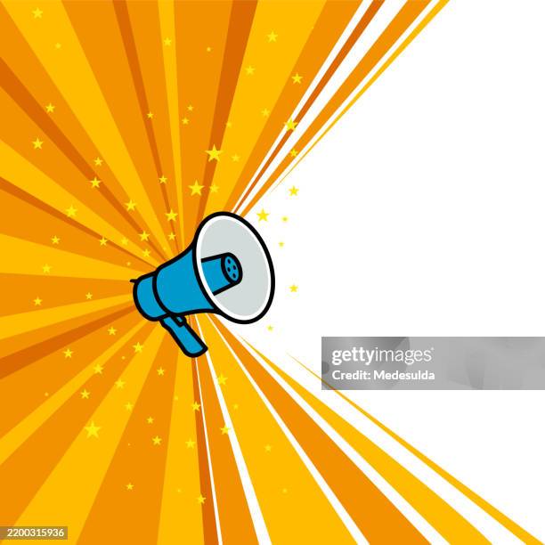 vector megaphone. - noise reduction stock illustrations