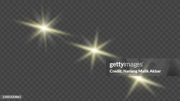 white and yellow light set with transparent background - flashlight dark stock illustrations