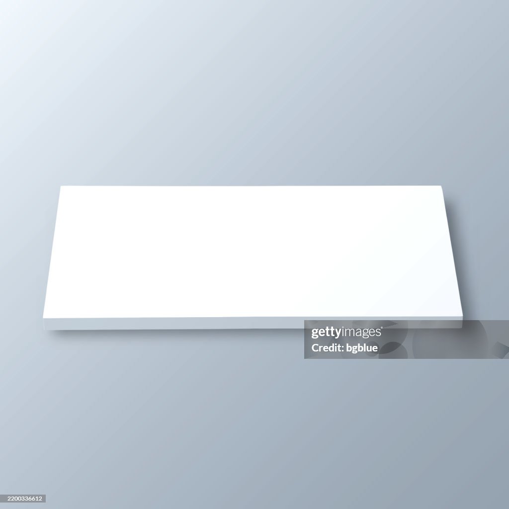 Gillespie County, Texas. 3D Map on gray background