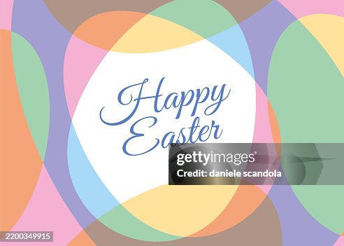 Easter Greeting Card with Eggs Frame. Easter Greeting Card with Eggs Frame.