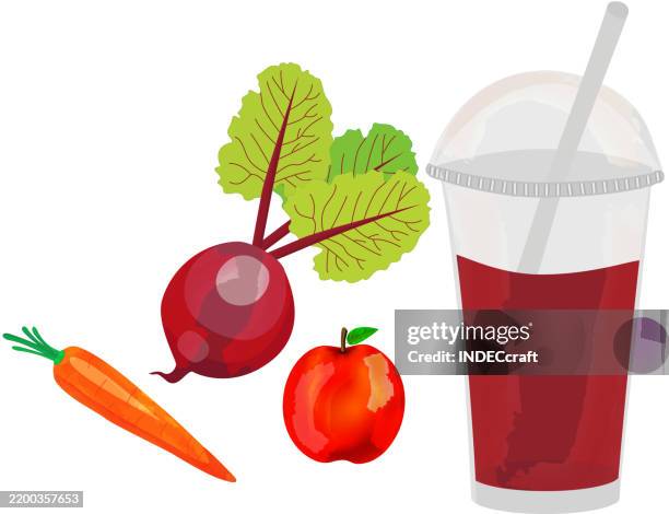 a_b_c juice - shaking cocktail stock illustrations