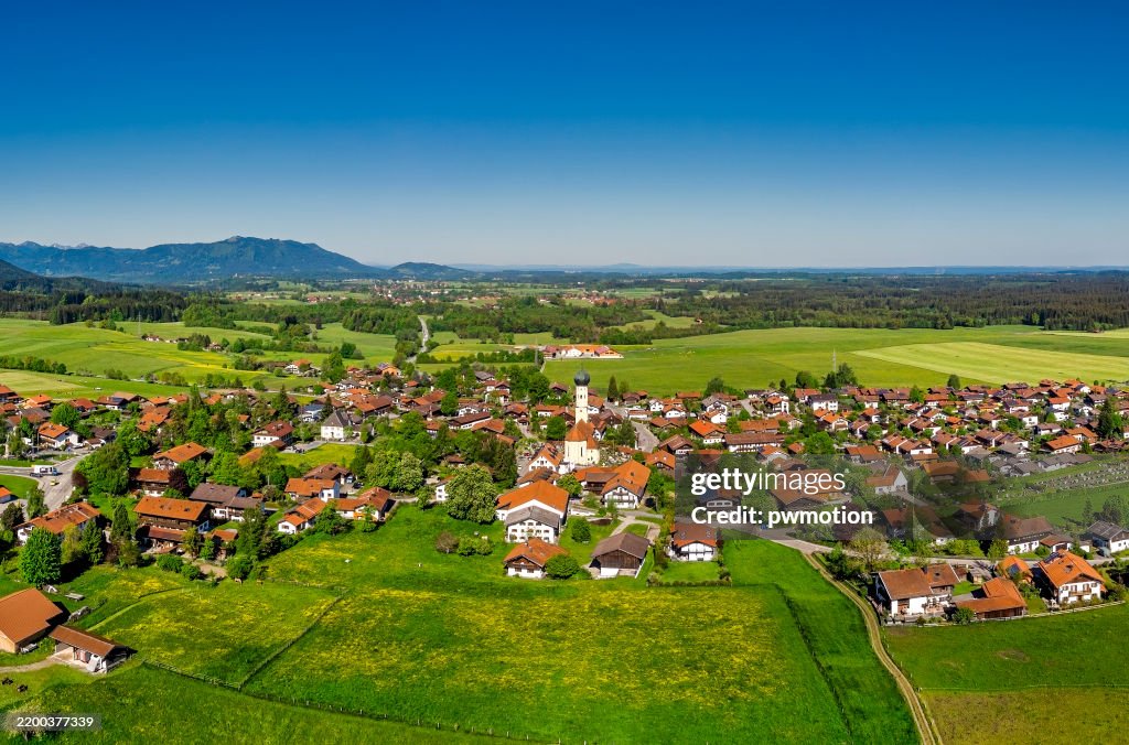 Waakirchen in Upper Bavaria, Bavaria, Germany
