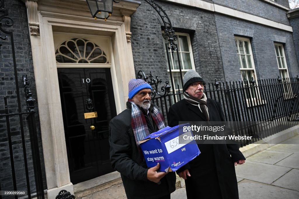 Age UK Deliver Petition To Downing Street