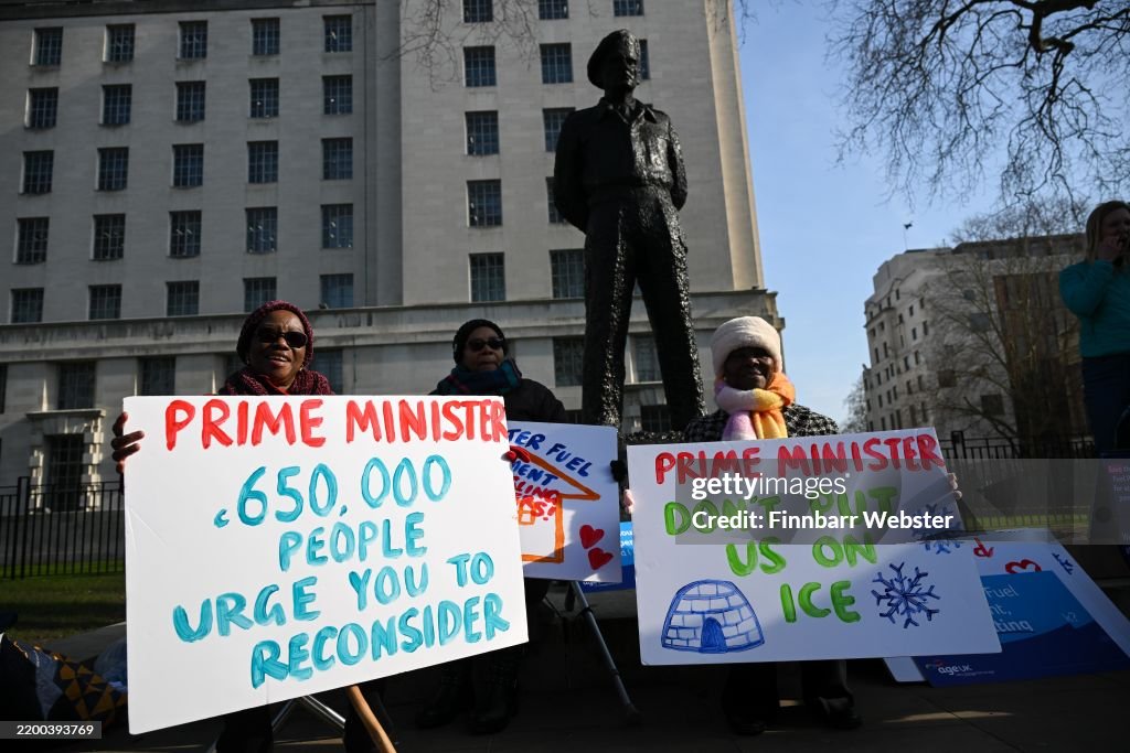 Age UK Deliver Petition To Downing Street