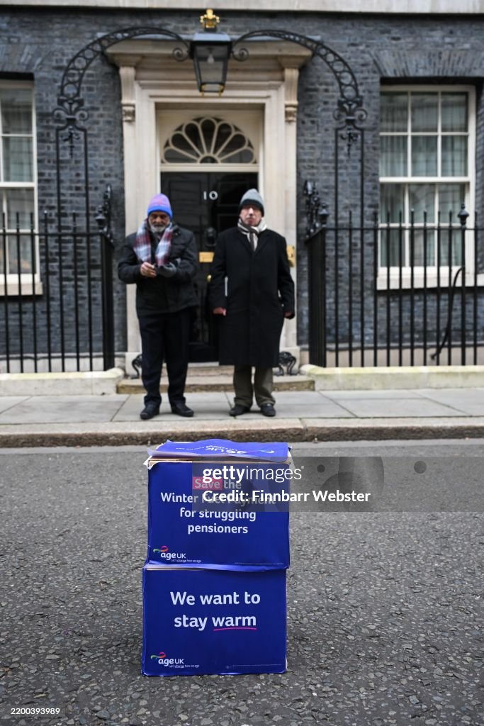 Age UK Deliver Petition To Downing Street