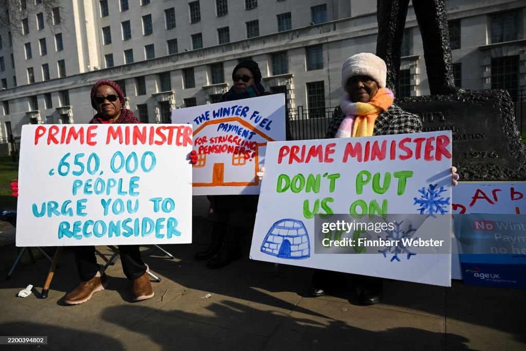 Age UK Deliver Petition To Downing Street