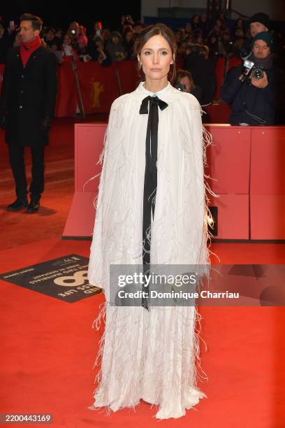 Rose Byrne attends the "The Thing with Feathers" premiere during the 75th Berlinale International Film Festival Berlin at Uber Eats Music Hall on...