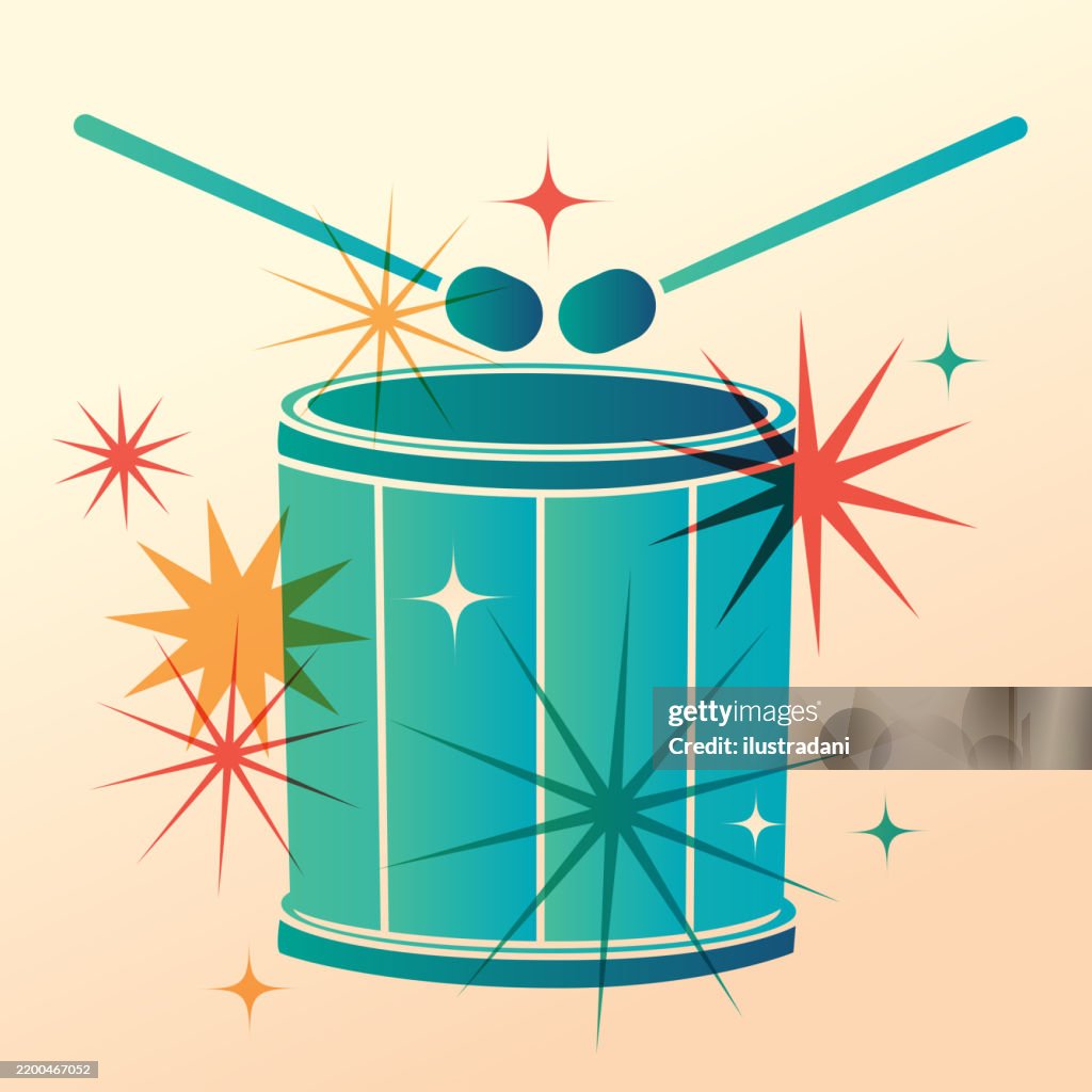 Blue Pull Instrument Blue Snare Drum Percussion Instrument High-Res Vector Graphic - Getty ...
