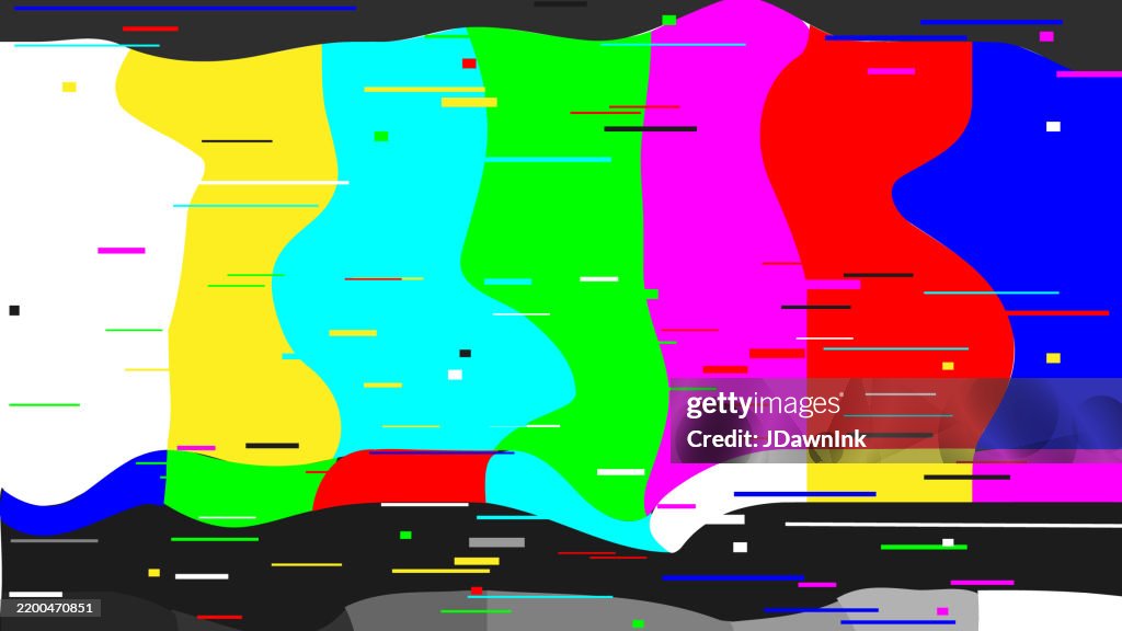 Tv Screen Test Pattern Old Fashioned Tv Test Screen Pattern For Television Calibration With ...