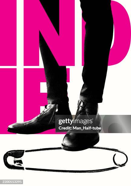 indie rock poster - alternative rock stock illustrations