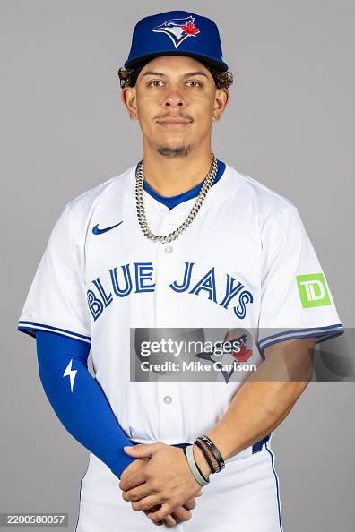 Jacob Sharp Jacob Sharp of the Toronto Blue Jays poses for a photo during the ...
