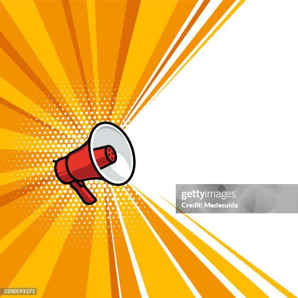 vector megaphone. - megaphone stock illustrations