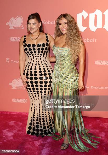 Cora Model Nelly Furtado and Karol G attend Karol G's Con Cora Foundation's Con ...