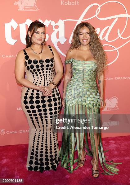 Cora Model Nelly Furtado and Karol G attend Karol G's Con Cora Foundation's Con ...