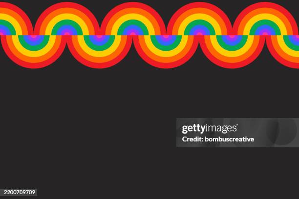 rainbow arch vector icon - rainbow arch background stock illustrations