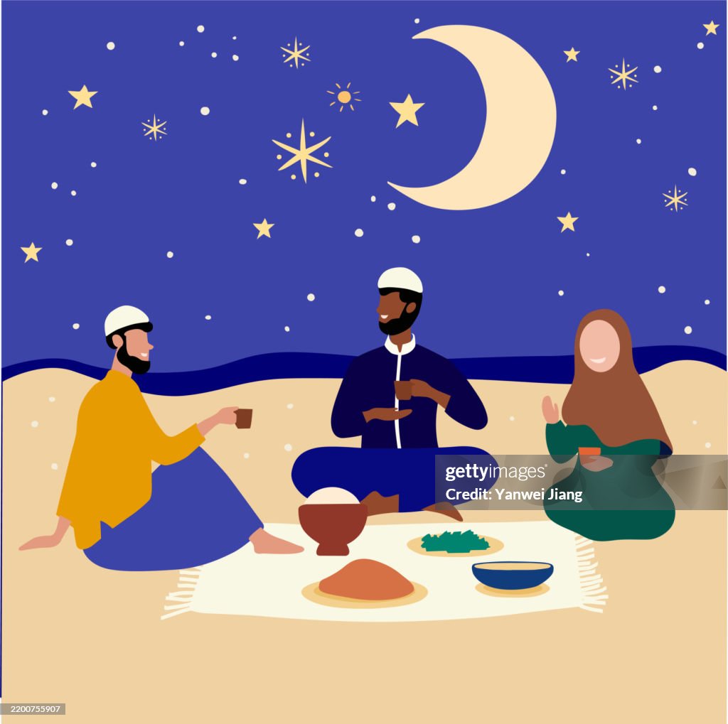 Festa Iftar no Ramadã