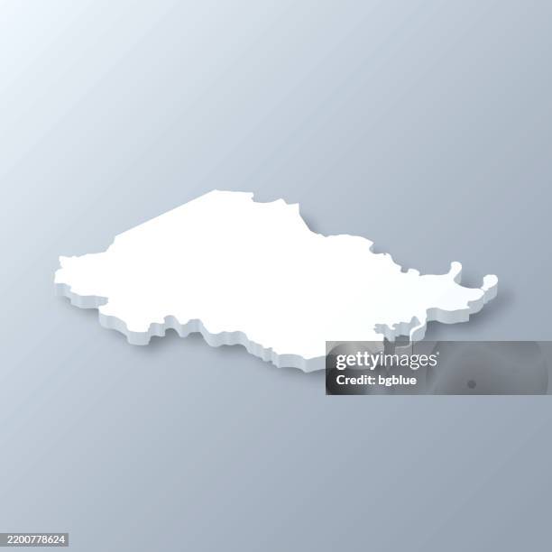 chesterfield county, virginia. 3d map on gray background - chesterfield stock illustrations
