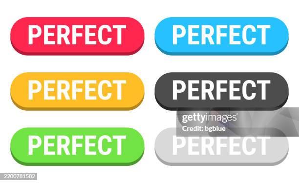 Perfect Colorful 3d Click Web Buttons On Blank Background High-Res ...