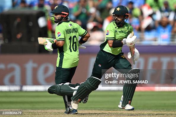 Pakistan Razwan R Pakistan's captain Mohammad Rizwan and his teammate Saud Shakeel run ...
