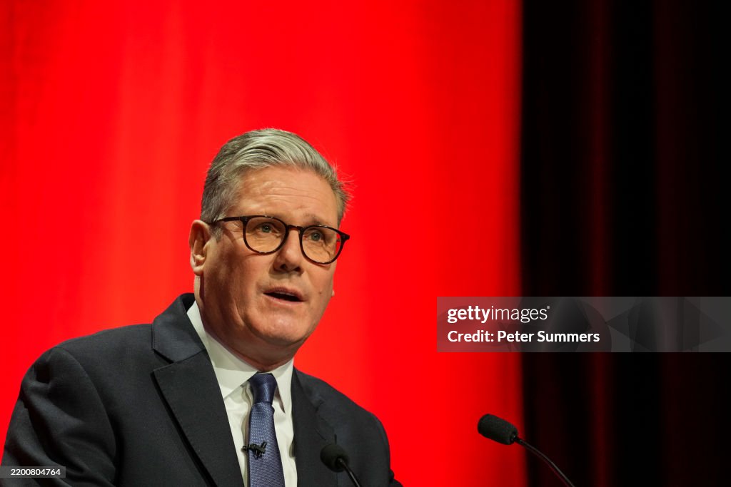 Keir Starmer Addresses Scottish Labour Party Conference On Day Three