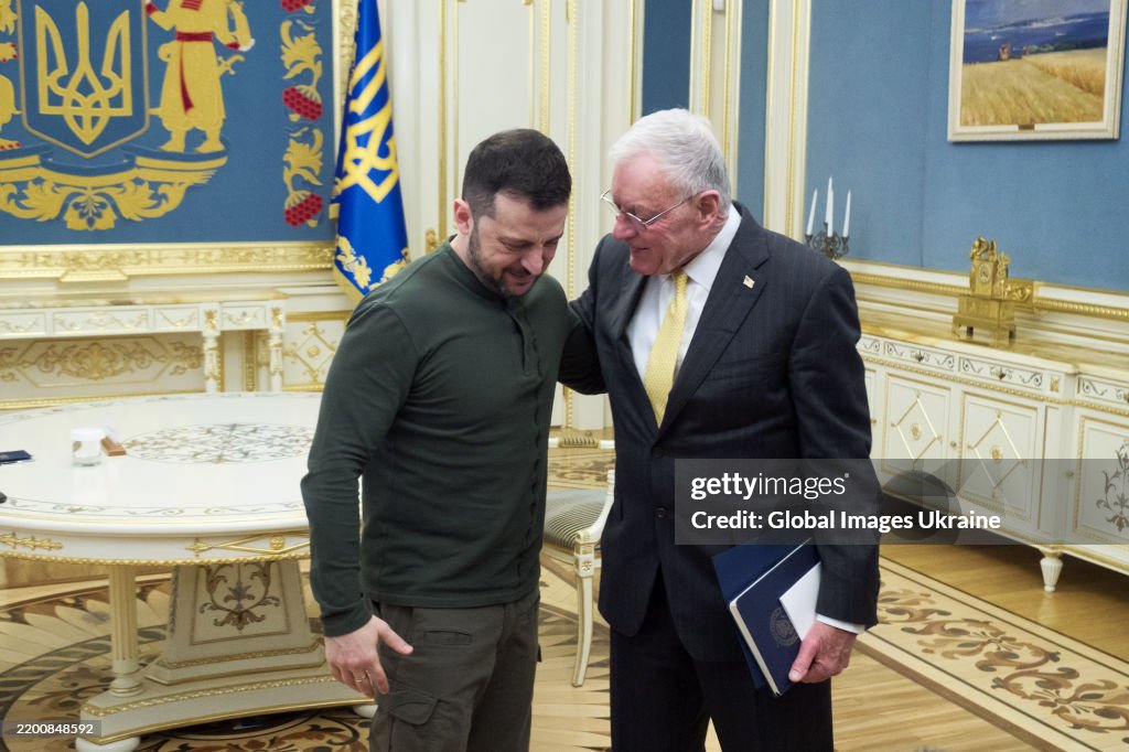 Meeting of Volodymyr Zelenskyy and Keith Kellogg