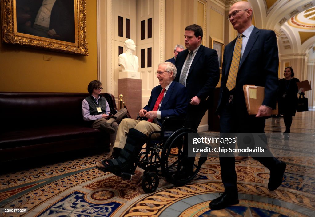 Former Senate Republican Leader McConnell Announces His Retierment