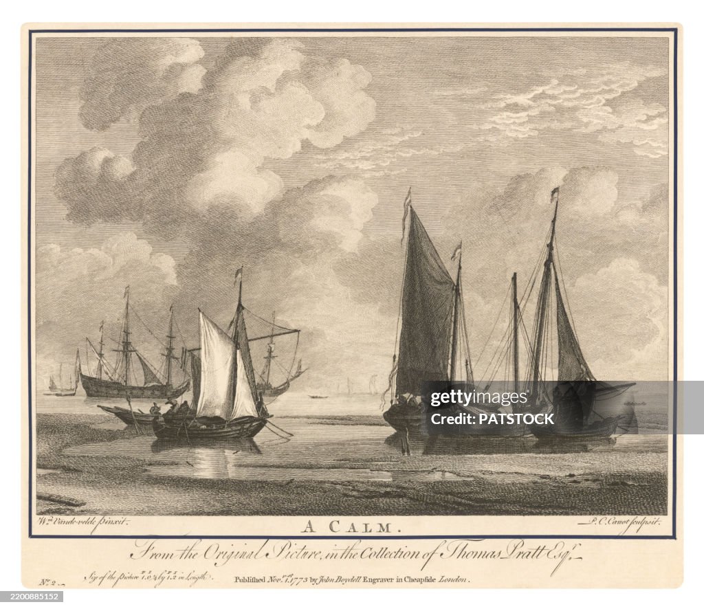 A Calm - After Willem van de Velde
