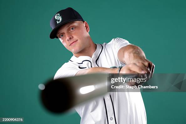 Josh Caron Josh Caron of the Seattle Mariners poses for a portrait during photo ...