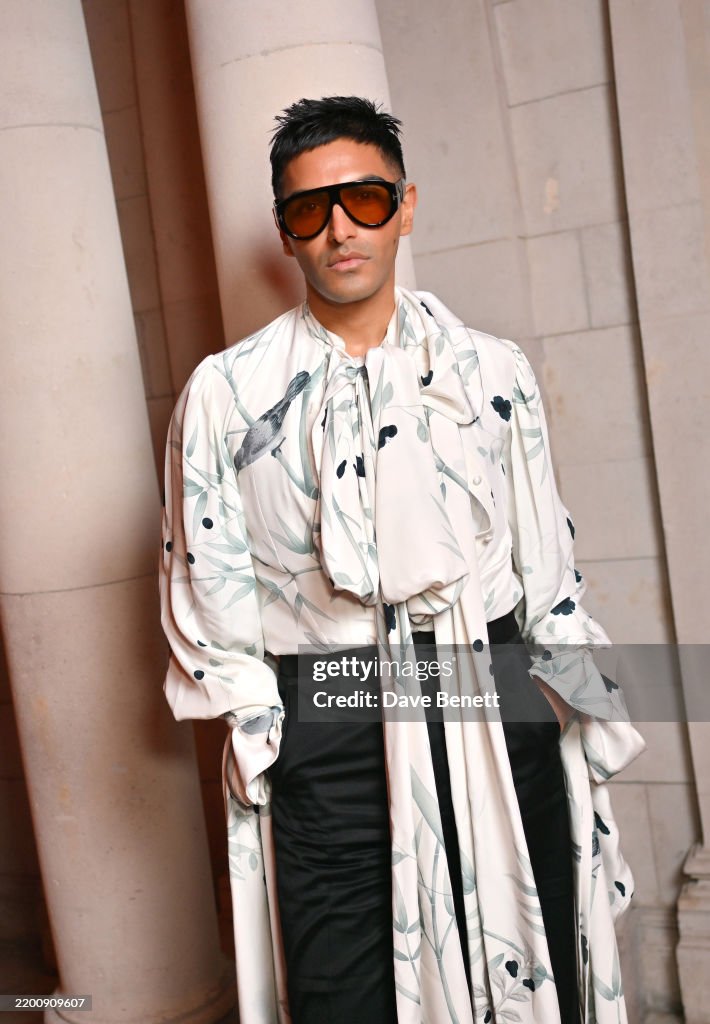 Harris Reed Men Rahi Chadda attends the Harris Reed February 2025 Show during London ...