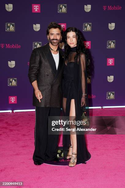 Alejandro Fernández attends Univision's 37th Premio Lo Nuestro at Kaseya Center on February 20, 2025 in Miami, Florida.