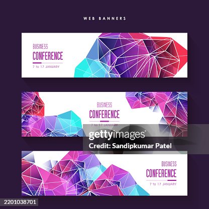 Abstract web banner design template Abstract web banner design template