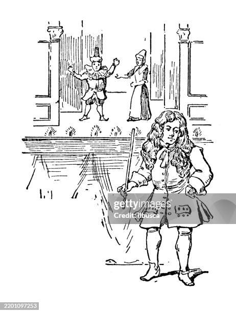 puppet show - puppet show stock illustrations